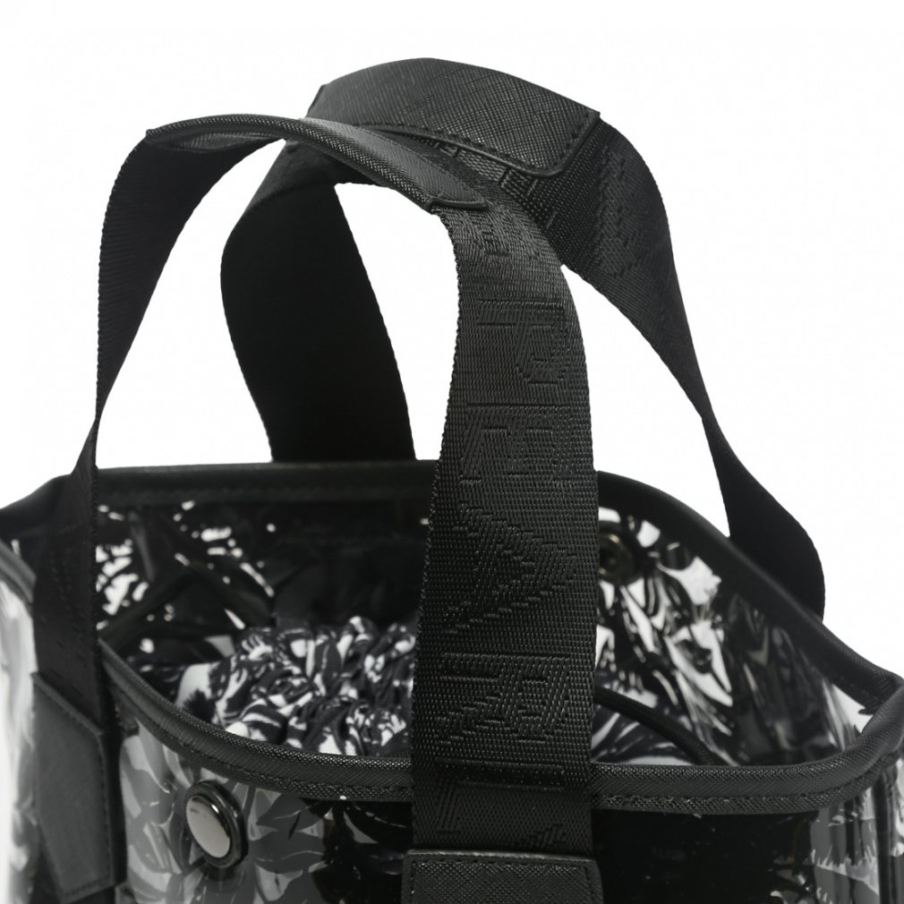 PEARLY GATES Pouch Delicate Botanical Pattern Clear Cart Bag 0533281603