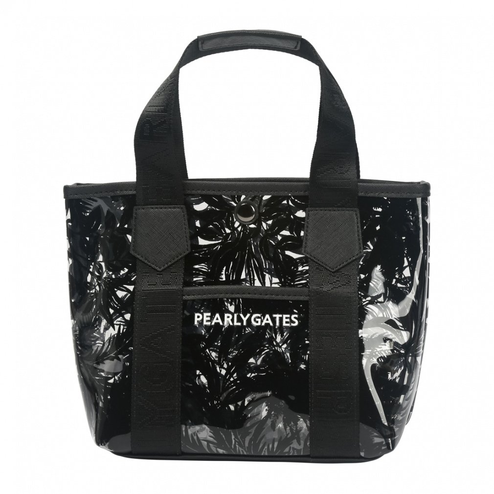 PEARLY GATES Pouch Delicate Botanical Pattern Clear Cart Bag 0533281603