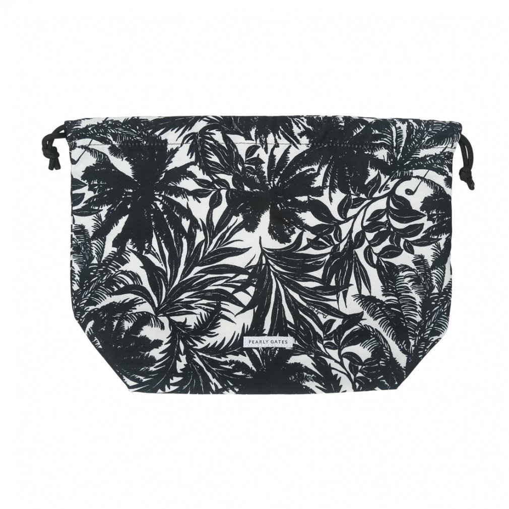 PEARLY GATES Pouch Delicate Botanical Pattern Clear Cart Bag 0533281603