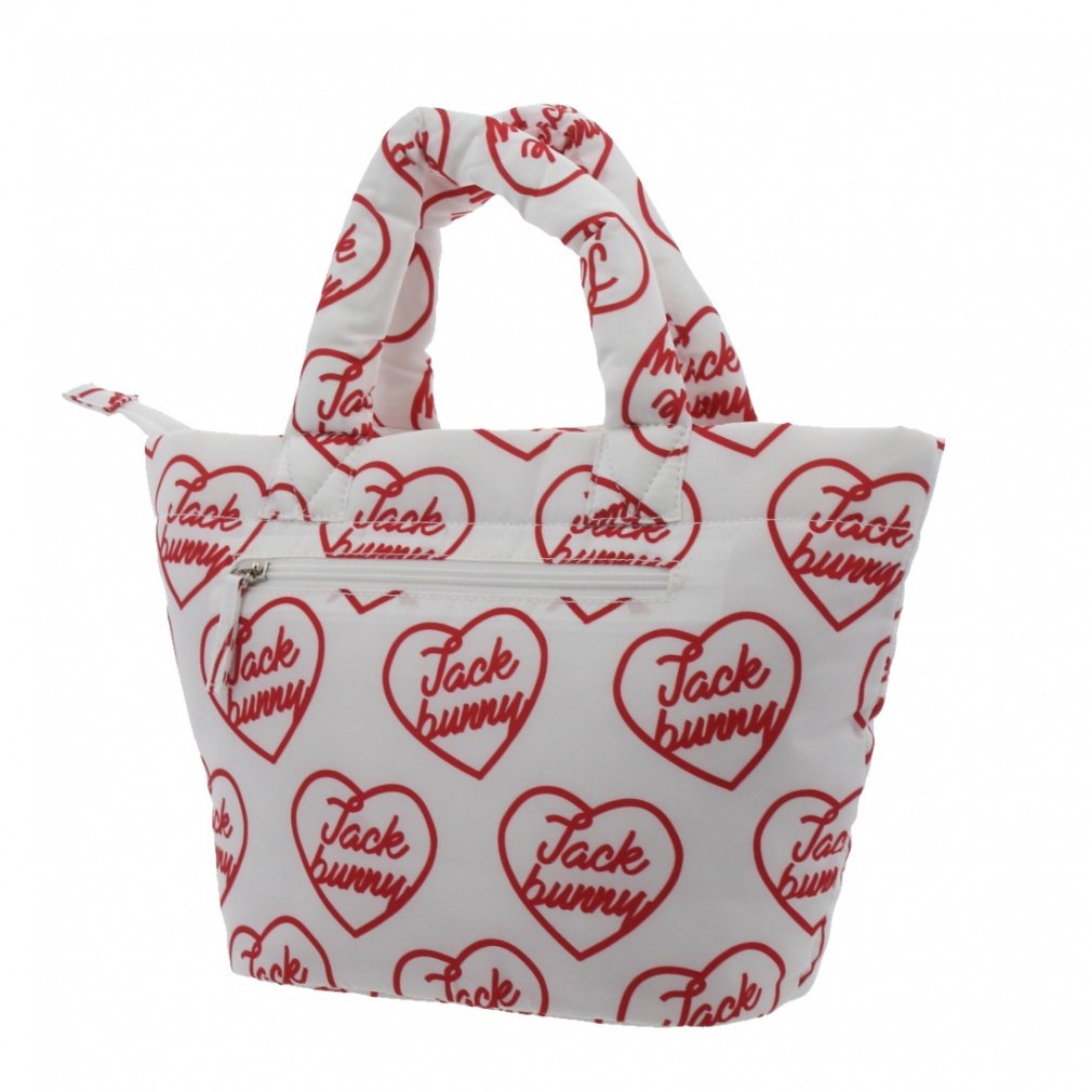 Jack Bunny Pouch Heart Pattern Print Cart Bag (2624281101)