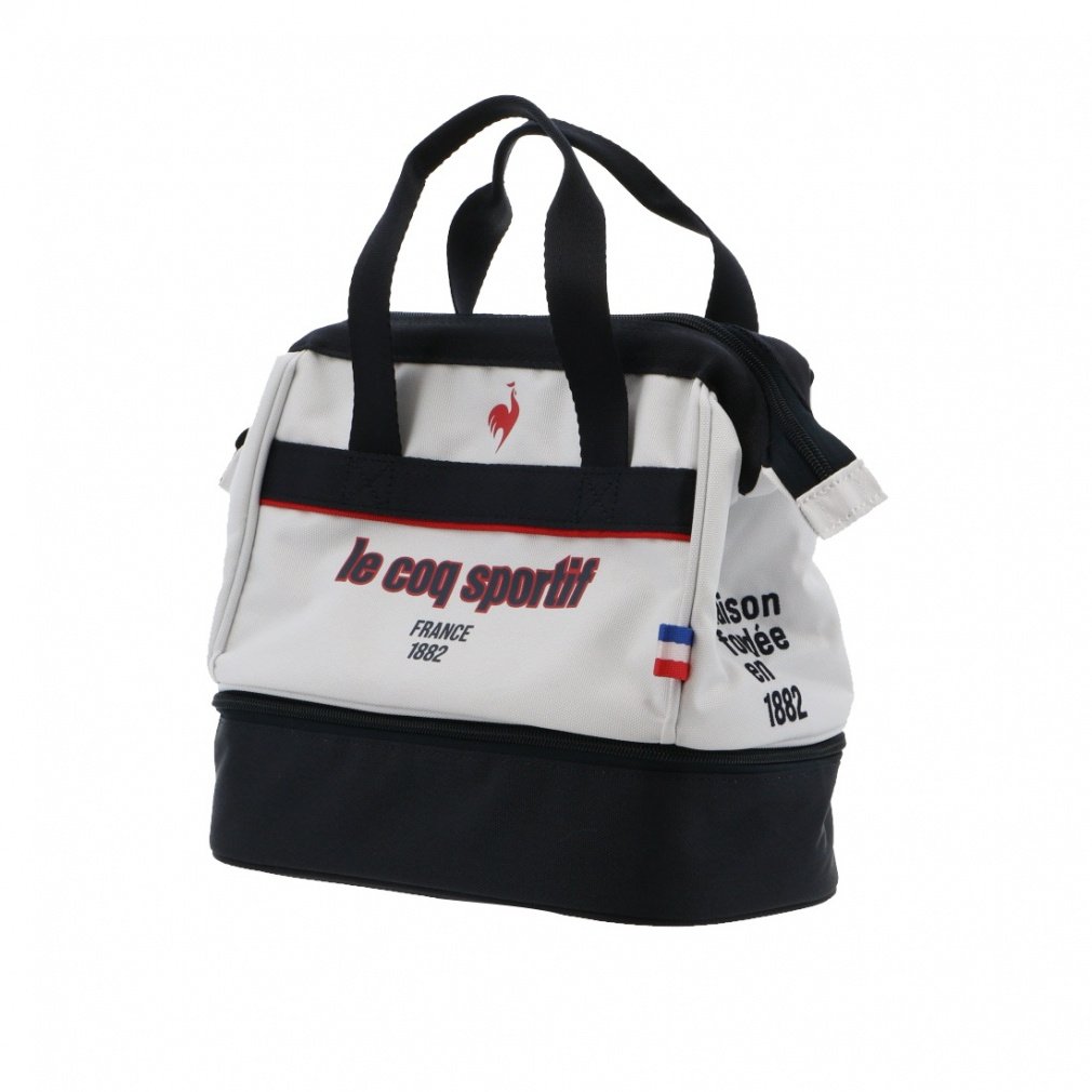 le coq sportif golf Pouch Two-Layer Wide Opening Cart Pouch with Lower Cooler Function LG5STT40M