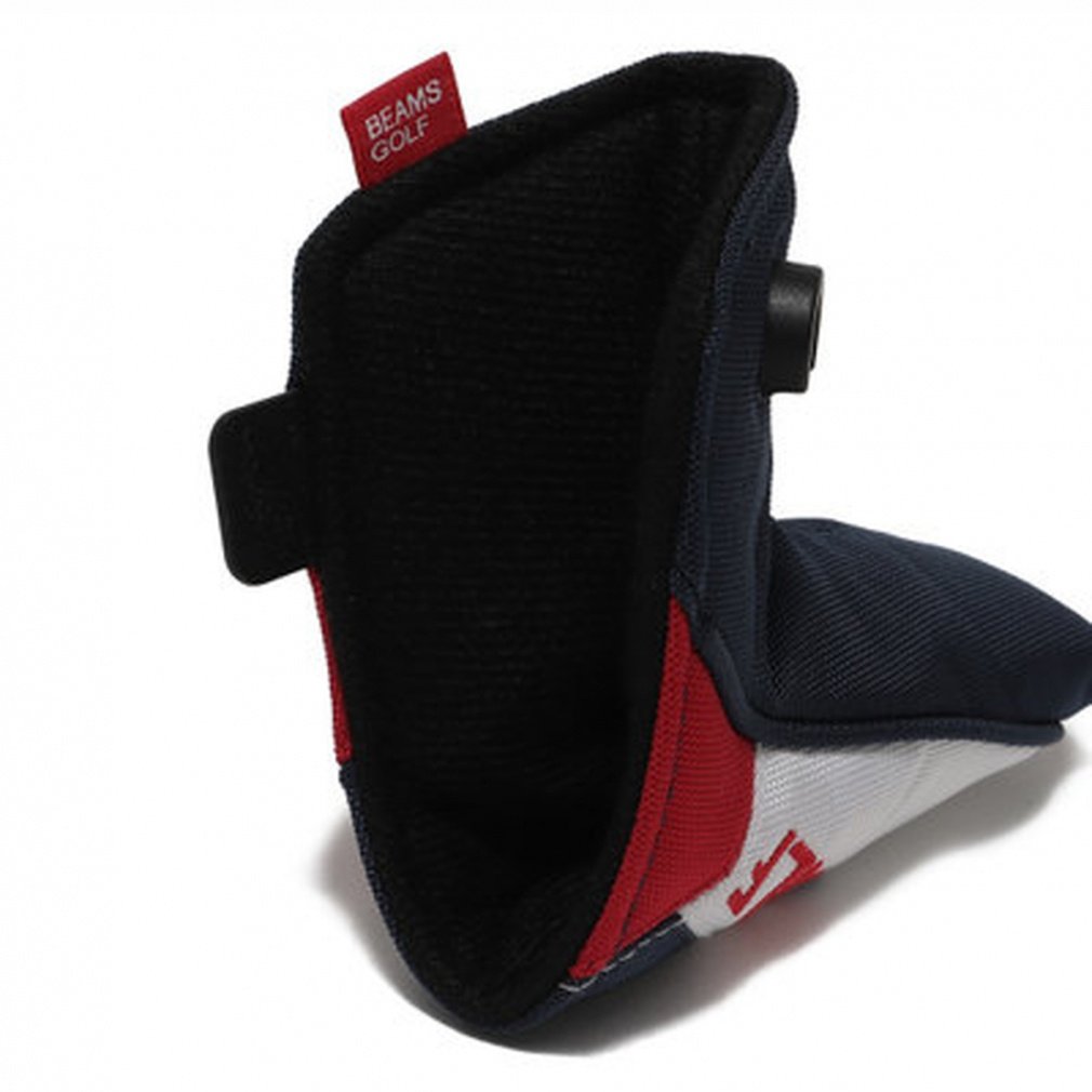BEAMS GOLF Head Cover Slash Panelled putter Cover (Blade Type) 8104086383