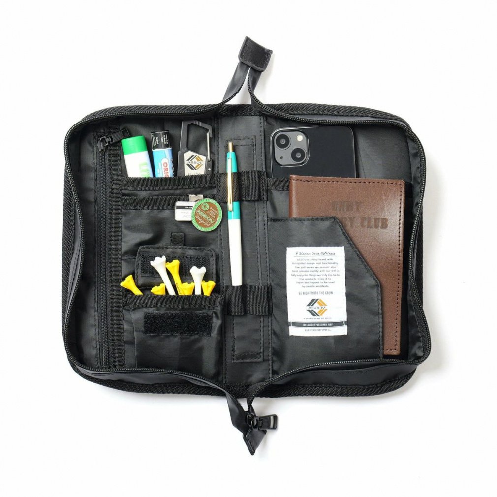 AS2OV Caddy Bag GOLF POLYCA B105 BK 622500-10