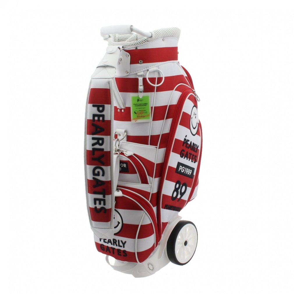 PEARLY GATES Caddy Bag Striped with Casters 0535180501
