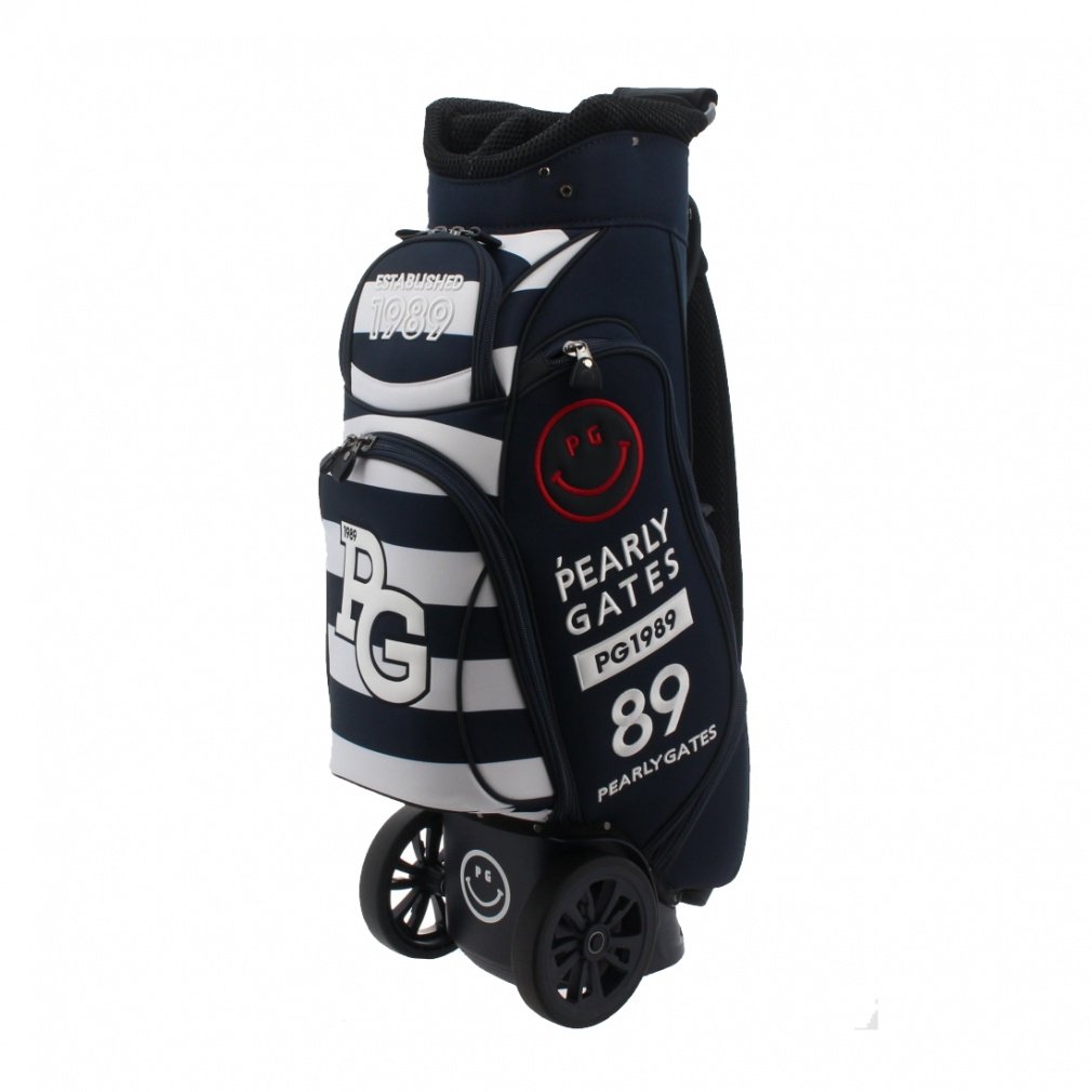 PEARLY GATES Caddy Bag Striped with Casters 0535180501