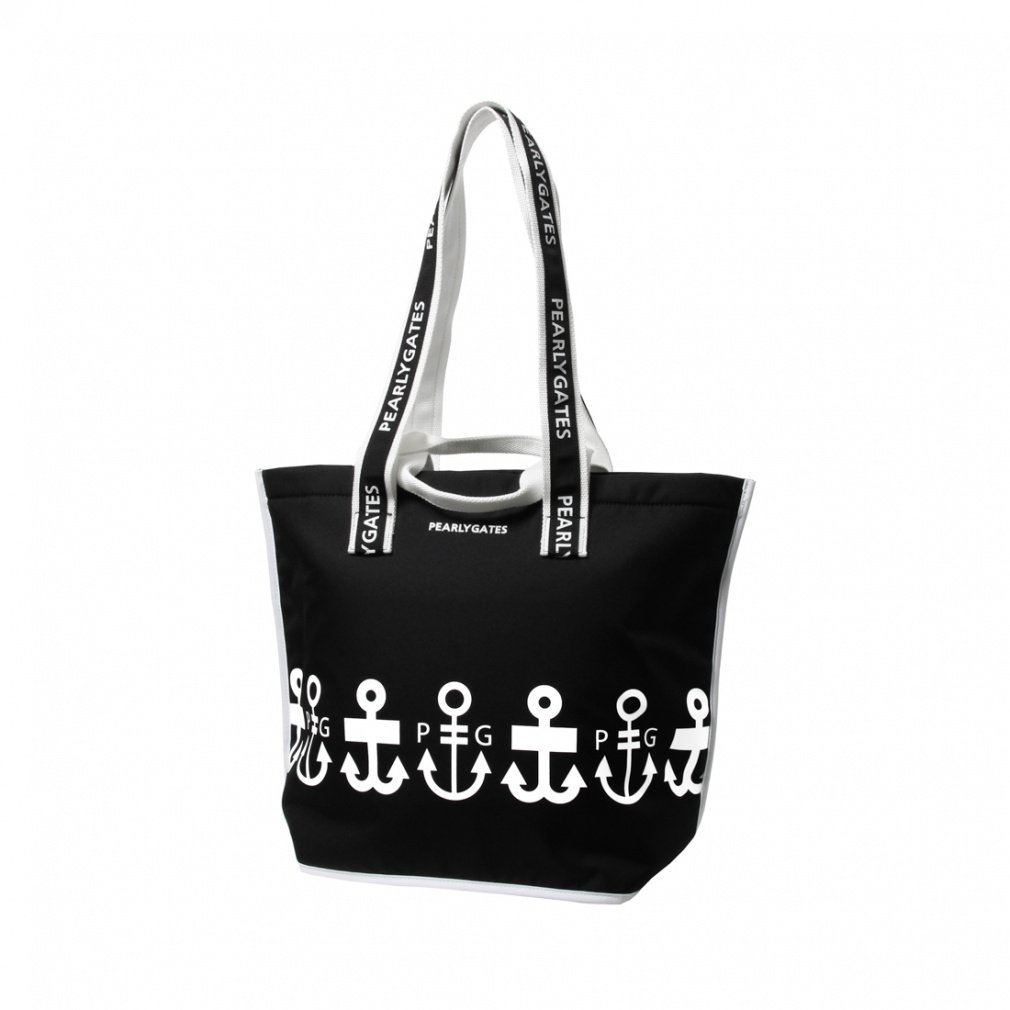 PEARLY GATES Boston Bag Logo Anchor Pattern Locker Bag 0535281803