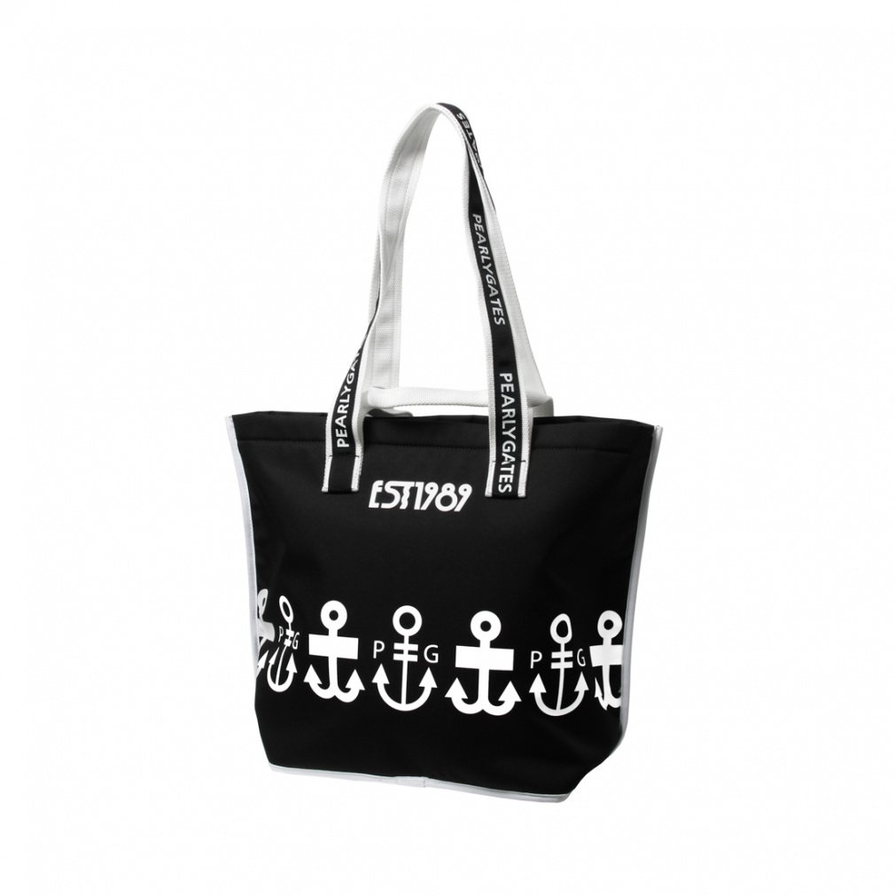 PEARLY GATES Boston Bag Logo Anchor Pattern Locker Bag 0535281803