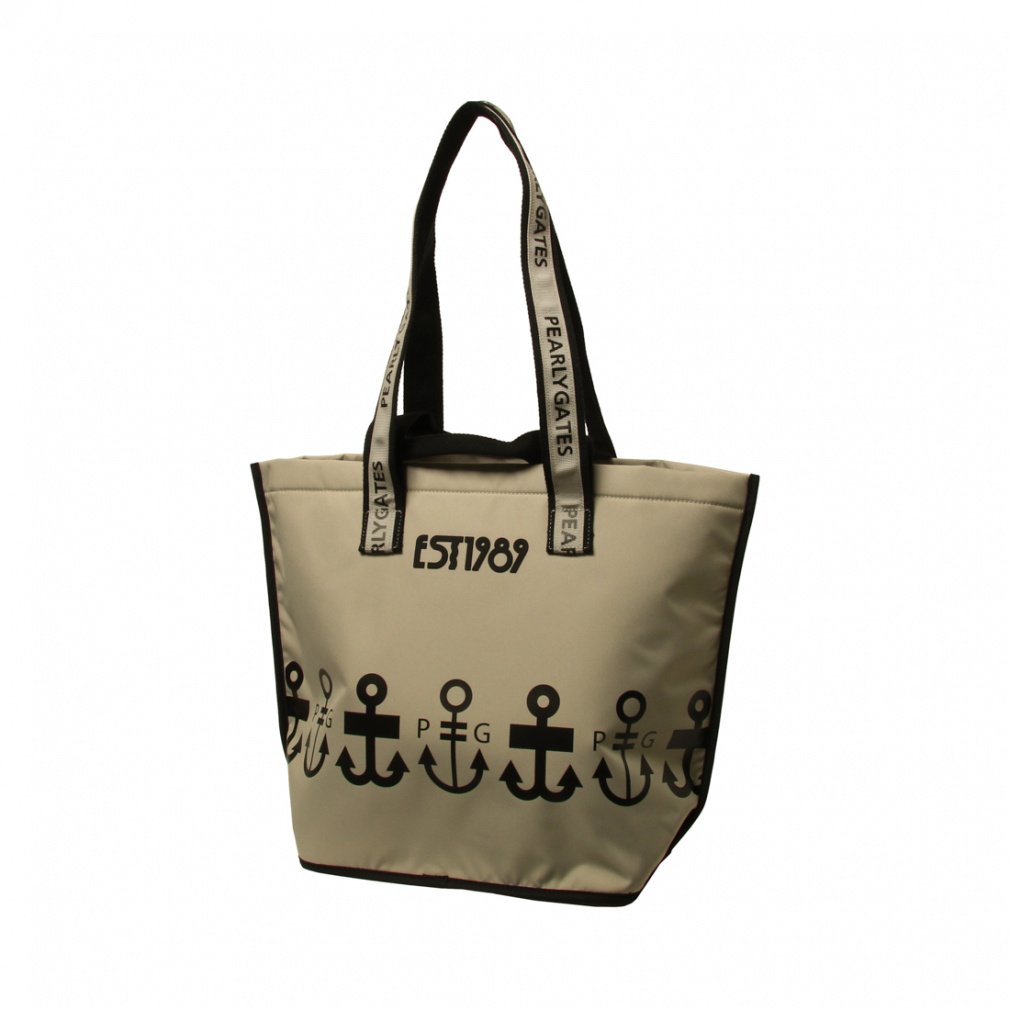 PEARLY GATES Boston Bag Logo Anchor Pattern Locker Bag 0535281803