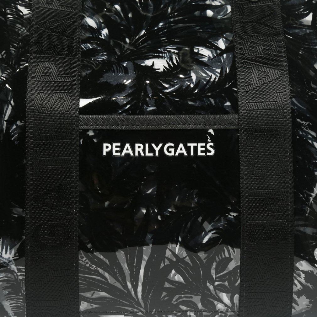 PEARLY GATES Boston Bag Delicate Botanical Pattern Clear Locker Bag 0533281602