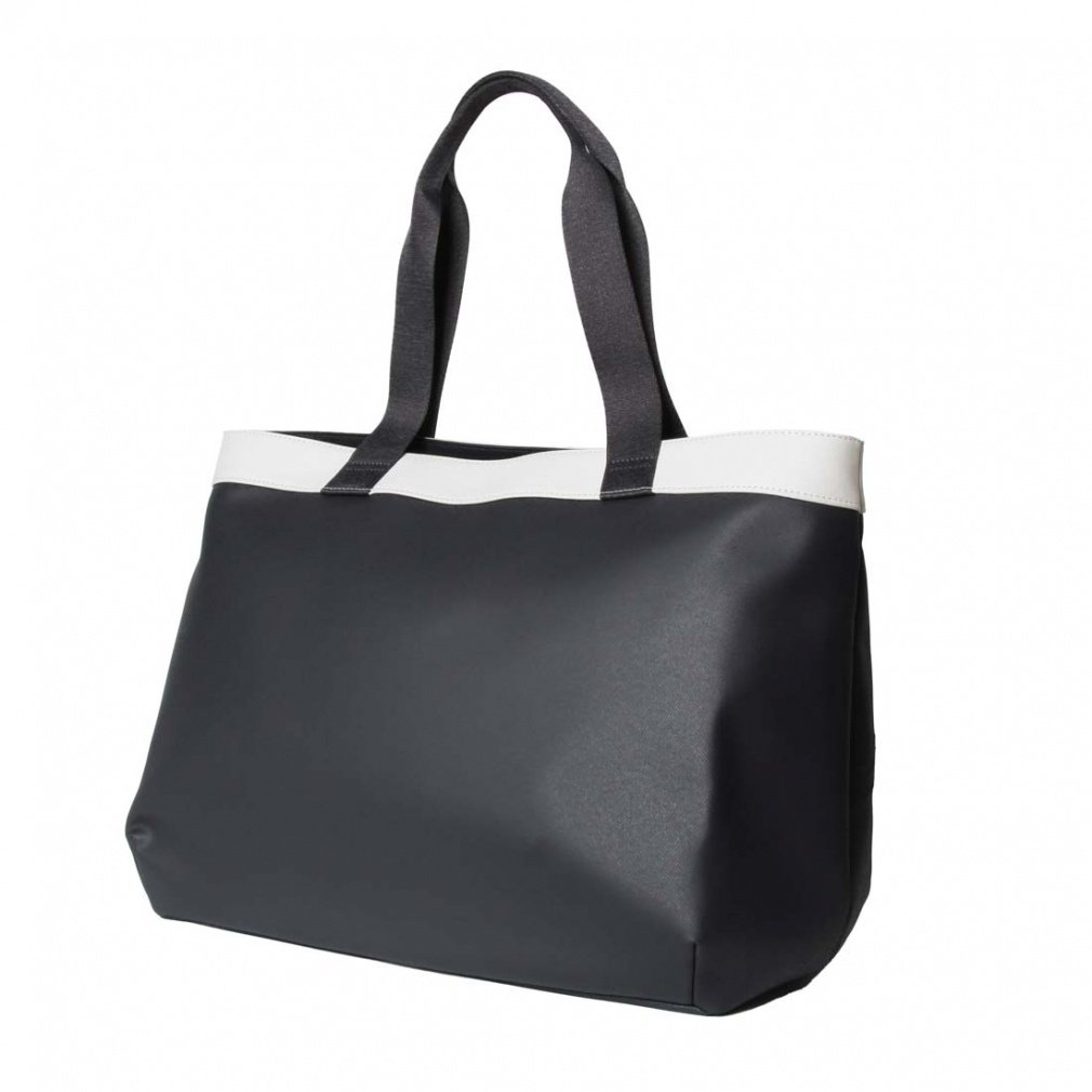 Munsingwear Boston Bag Munsing Synthetic Leather Penguin Embroidery Tote Bag MG5FTT02L