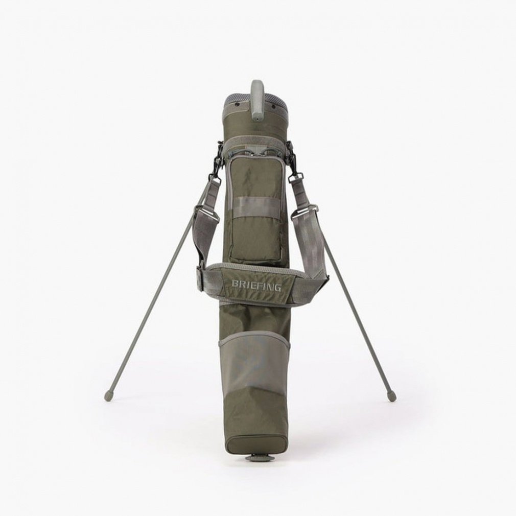 BRIEFING Club Case SELF STAND CARRY XP WOLF GRAY