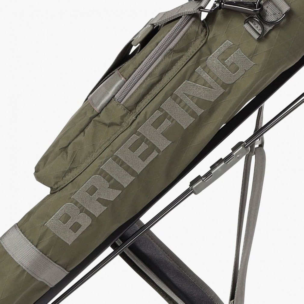 BRIEFING Club Case SELF STAND CARRY XP WOLF GRAY