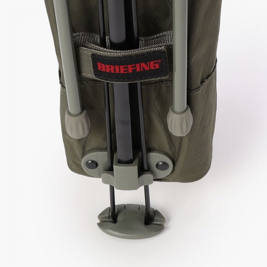 BRIEFING Club Case SELF STAND CARRY XP WOLF GRAY