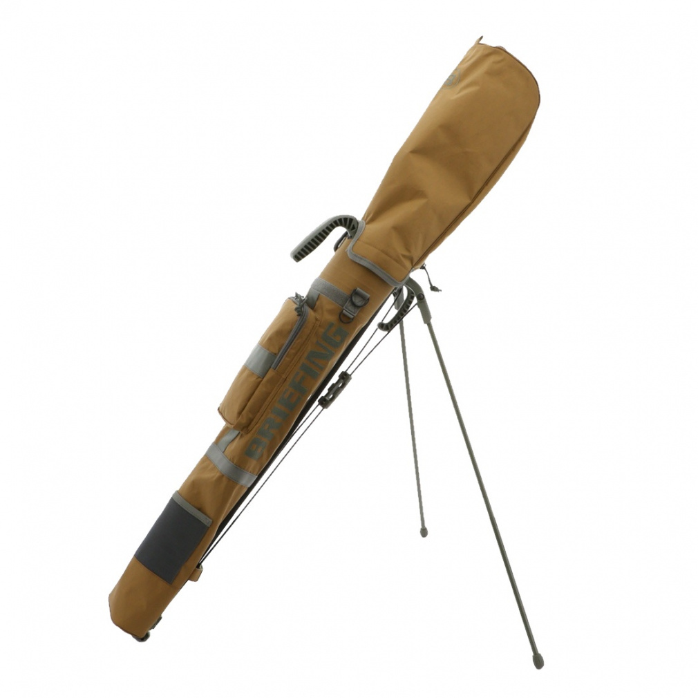 BRIEFING Club Case SELF STAND CARRY XP WOLF GRAY