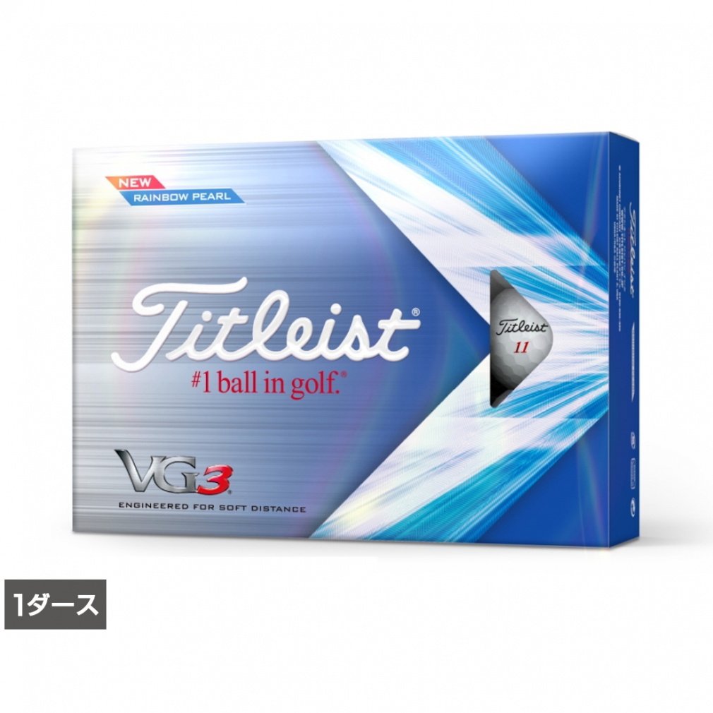 Titleist Golf Ball 1 Dozen 22 VG3 RAINBOW PEARL 22 VG3 Rainbow Pearl