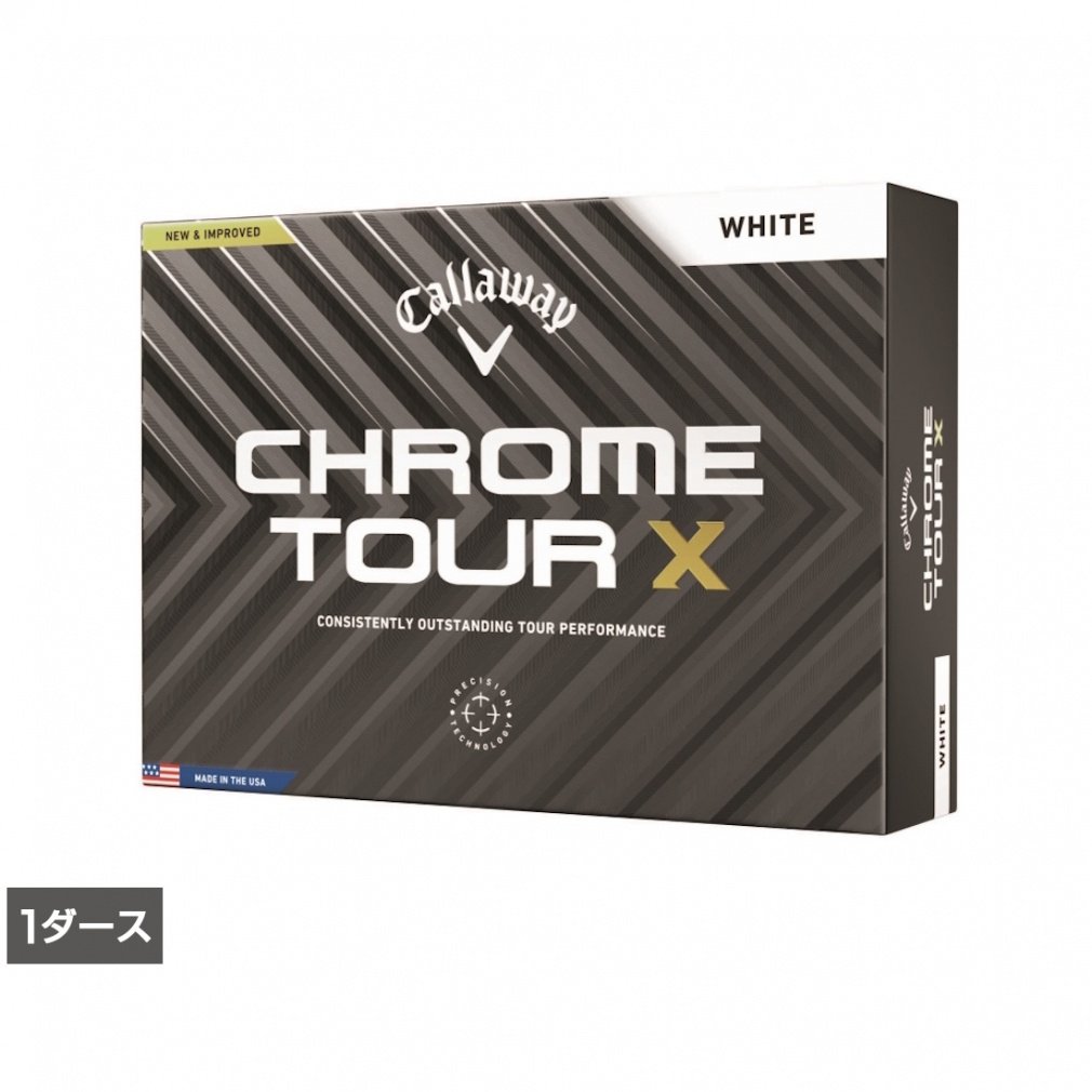 Callaway Golf Ball 1 Dozen CHROME TOUR X 24 7193108245
