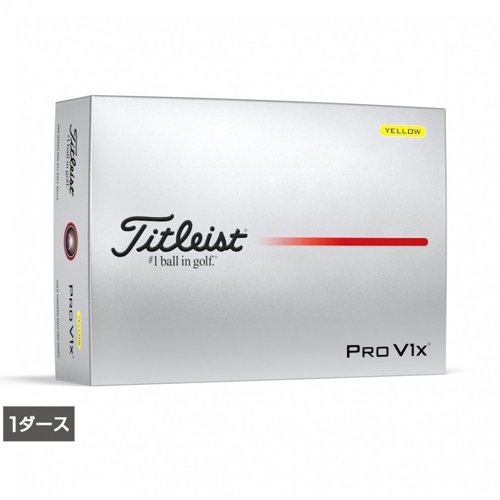 Titleist Golf Ball 1 Dozen PRO V1X 25 Yellow Pro V1x 25 Yellow 6665928718