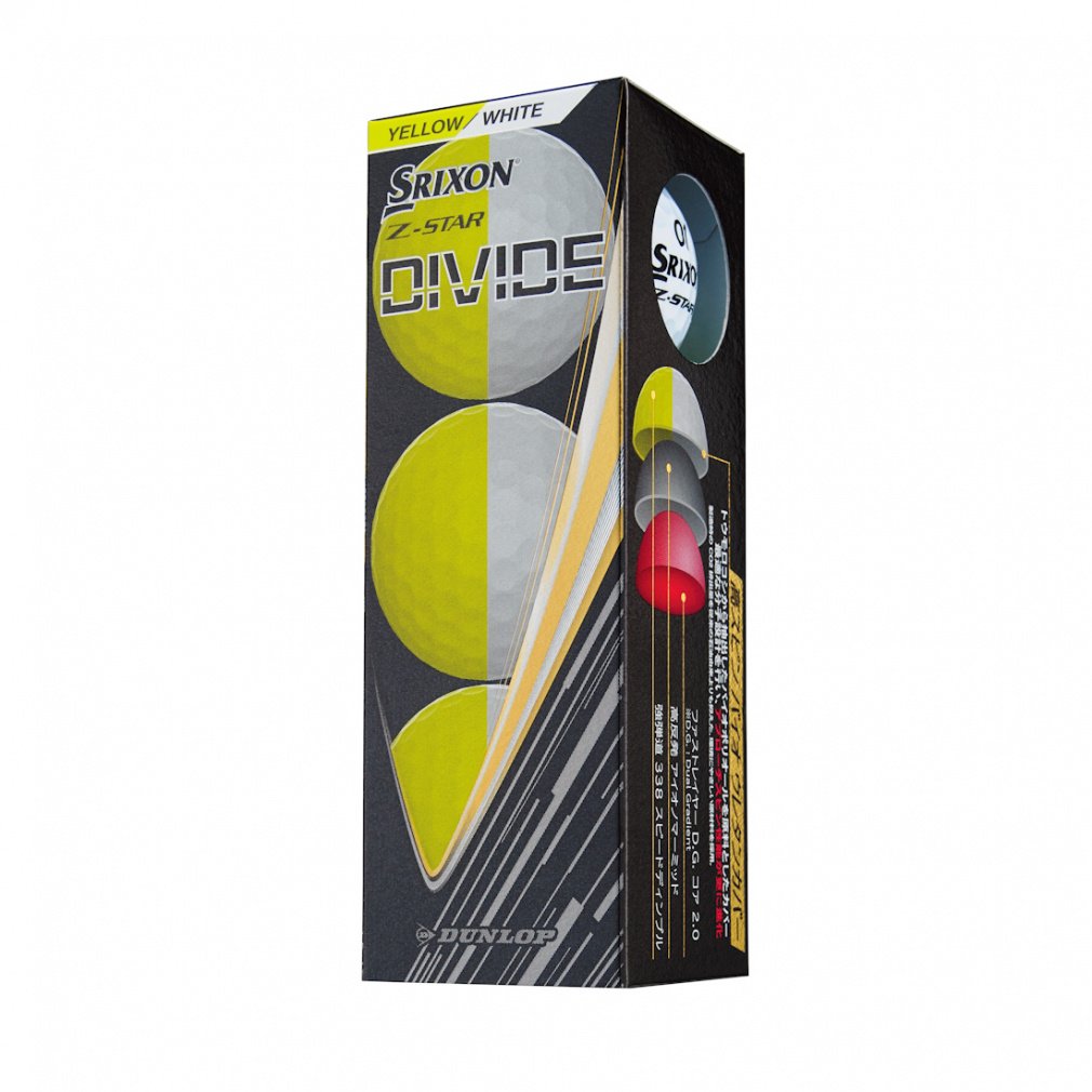 SRIXON Golf Ball 1 Dozen Z-STAR9 DIVIDE ZS9DIVWY3