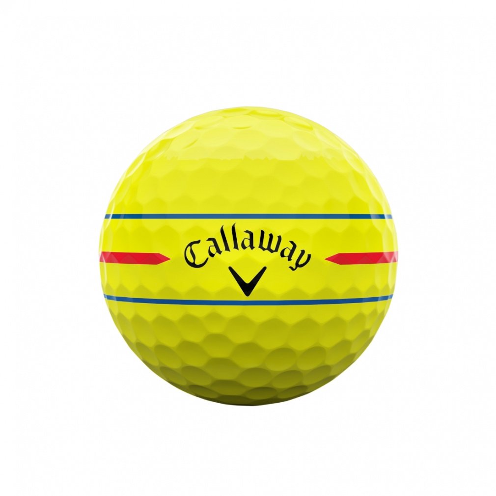 Callaway Golf Ball 1 Dozen CHROME SOFT 360° TRIPLE TRACK Yellow 7193813064