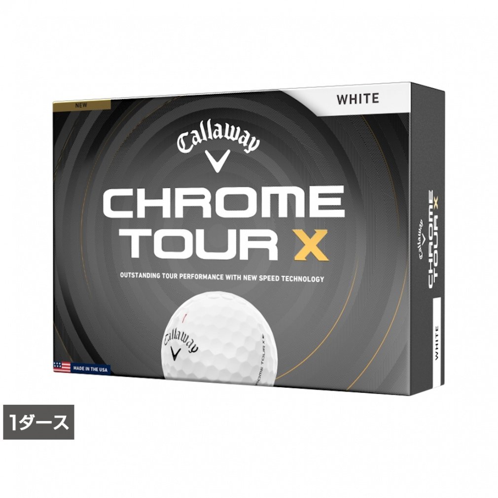 Callaway Golf Ball 1 Dozen CHROME TOUR X 7193792475