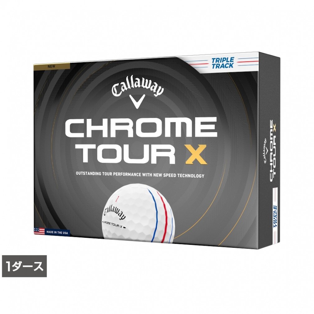 Callaway Golf Ball 1 Dozen CHROME TOUR X TRIPLE TRACK 7193811091