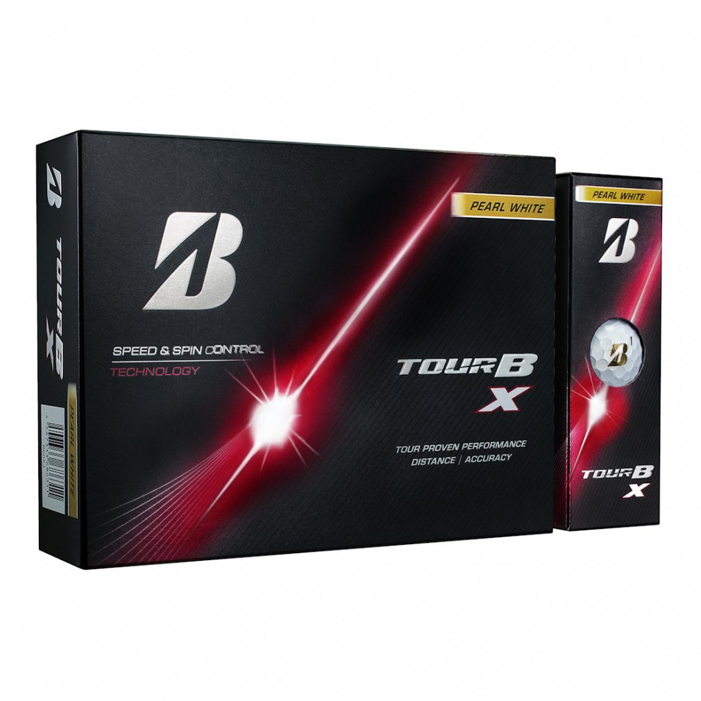 BRIDGESTONE GOLF Golf Ball 1 Dozen 26 TOUR B X Pearl White B6GXJ