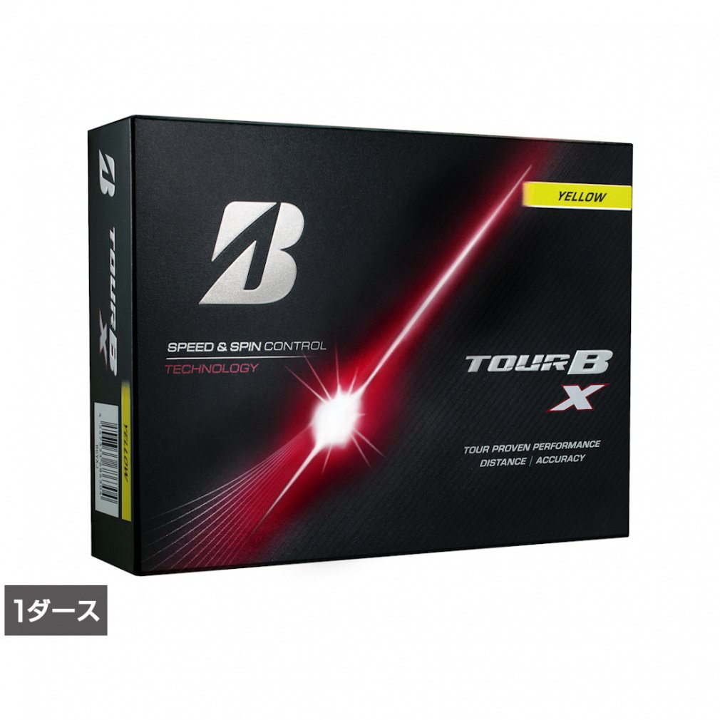 BRIDGESTONE GOLF Golf Ball 1 Dozen 26 TOUR B X Yellow B6YXJ