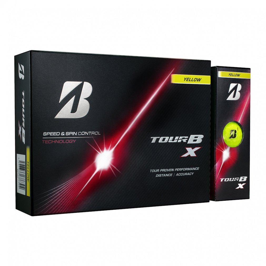 BRIDGESTONE GOLF Golf Ball 1 Dozen 26 TOUR B X Yellow B6YXJ