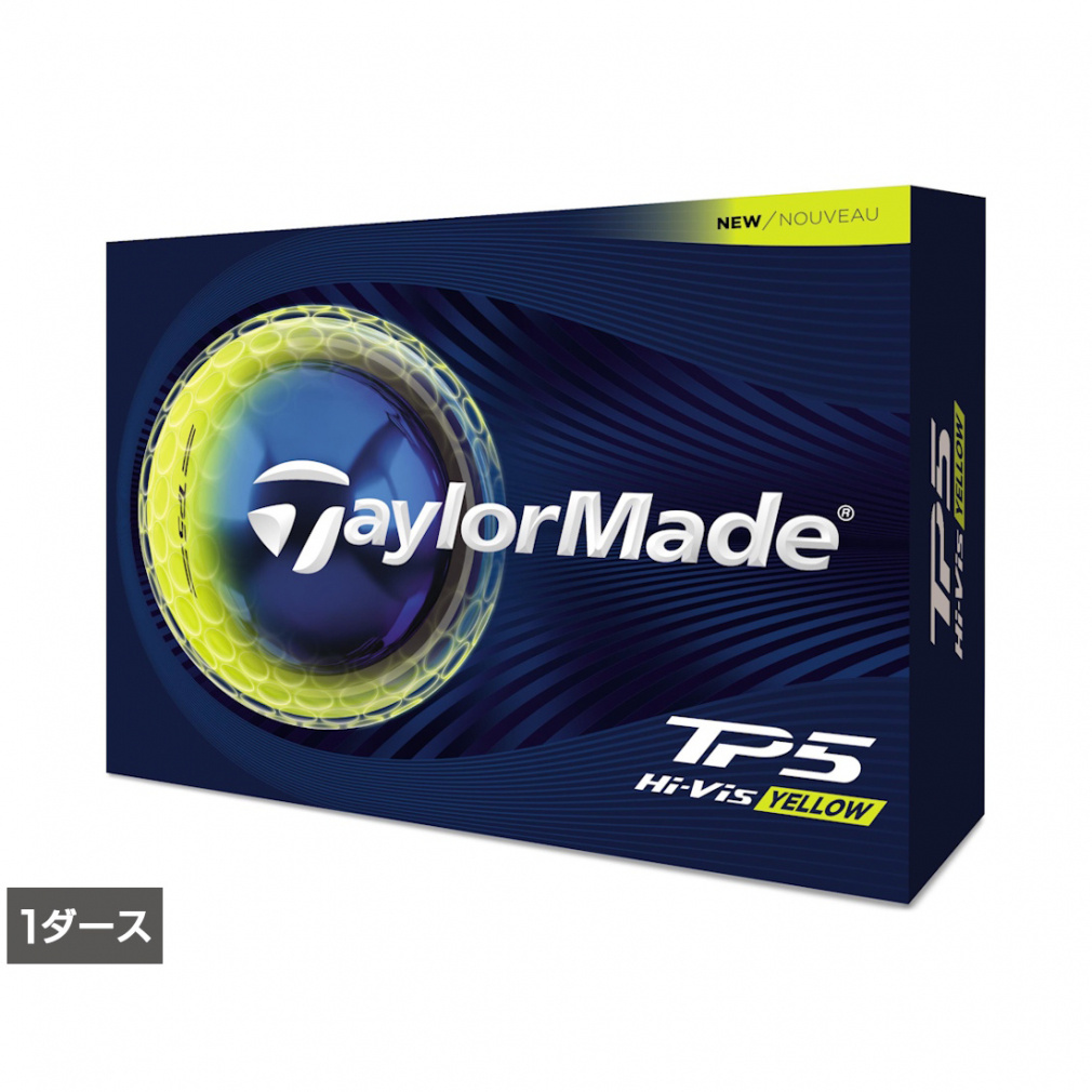TaylorMade Golf Ball 1 Dozen TMJ26 TP5 YLW JPN N3572801