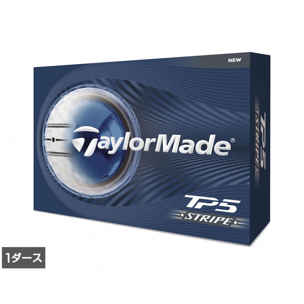 TaylorMade Golf Ball 1 Dozen TMJ26 TP5 Stripe JPN N9535401