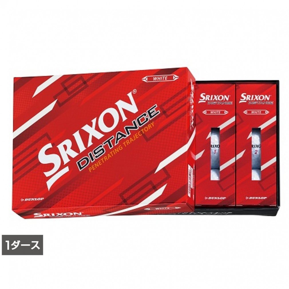 SRIXON Golf Ball 2022 Distance White SNDIS9WH12