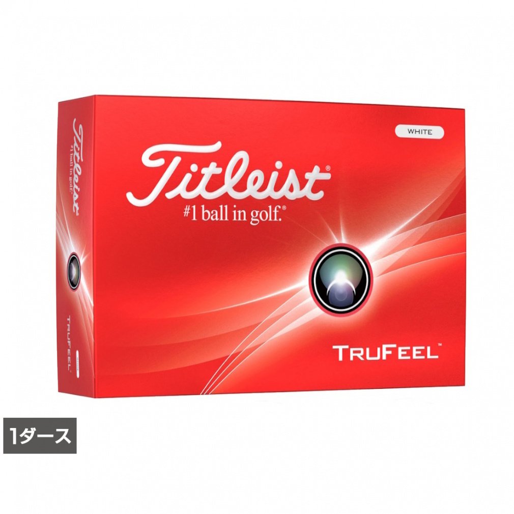 Titleist Golf Ball 24 TRUFEEL White 6665415539