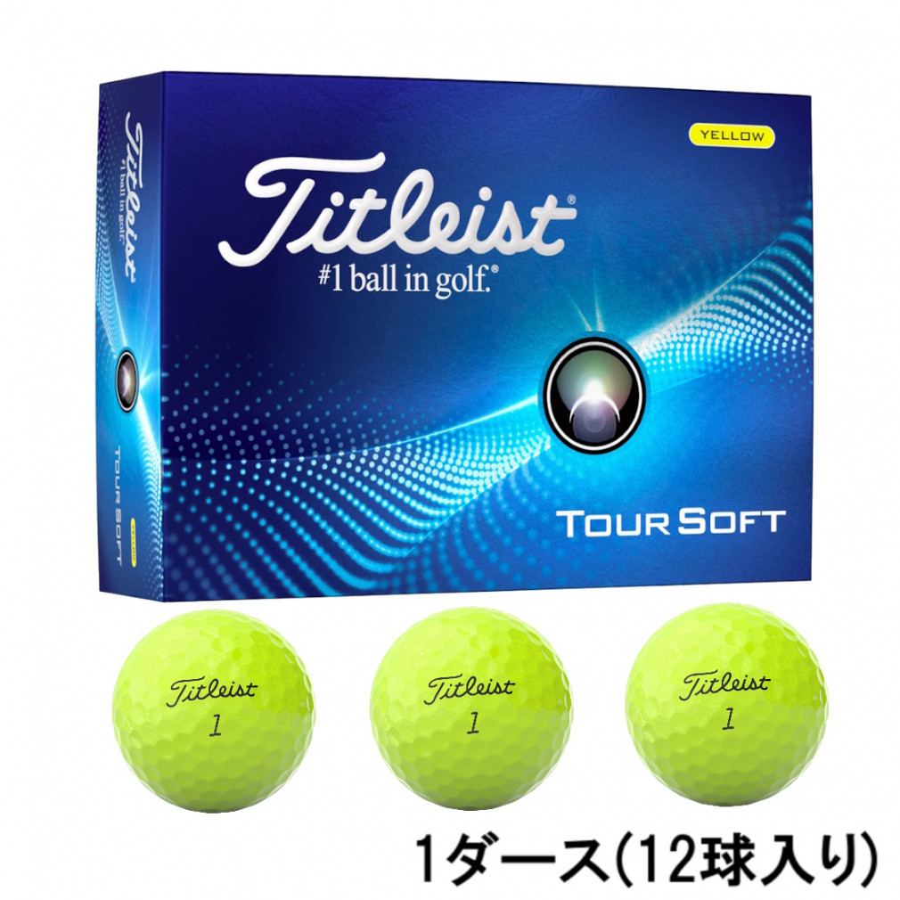 Bóng golf Titleist TOUR SOFT 2024 _ 1 hộp 12 bóng