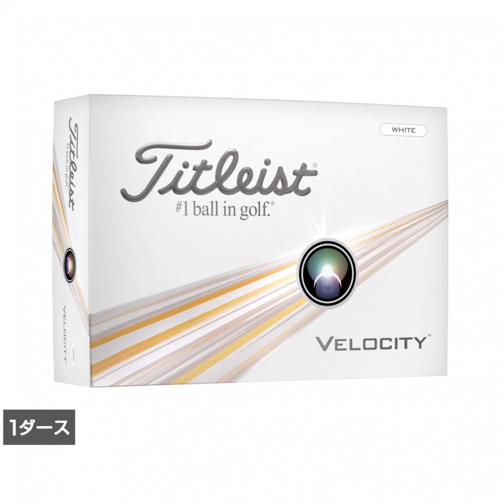 Titleist Golf Ball 1 Dozen 24 VELOCITY 24 Velocity White 6665415850