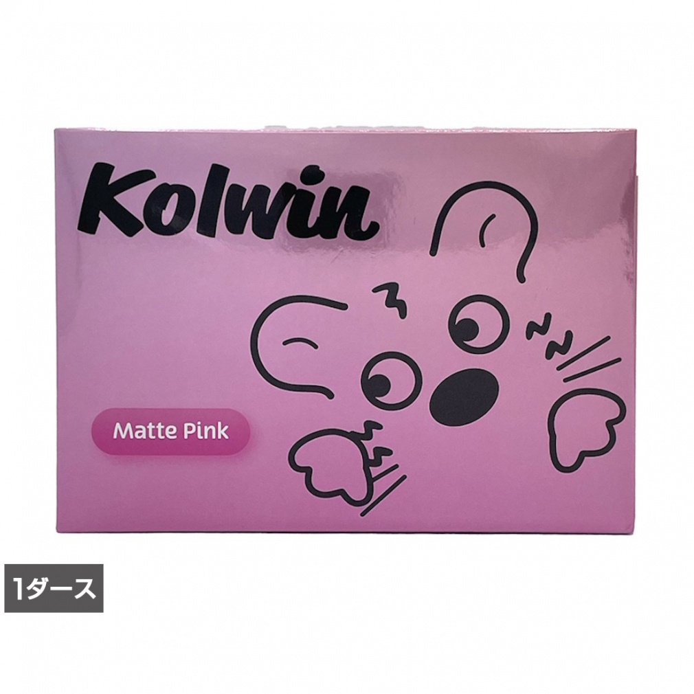 kolwin Golf Ball 1 Dozen Ball Soft High Repulsion Matte Color Matte Pink