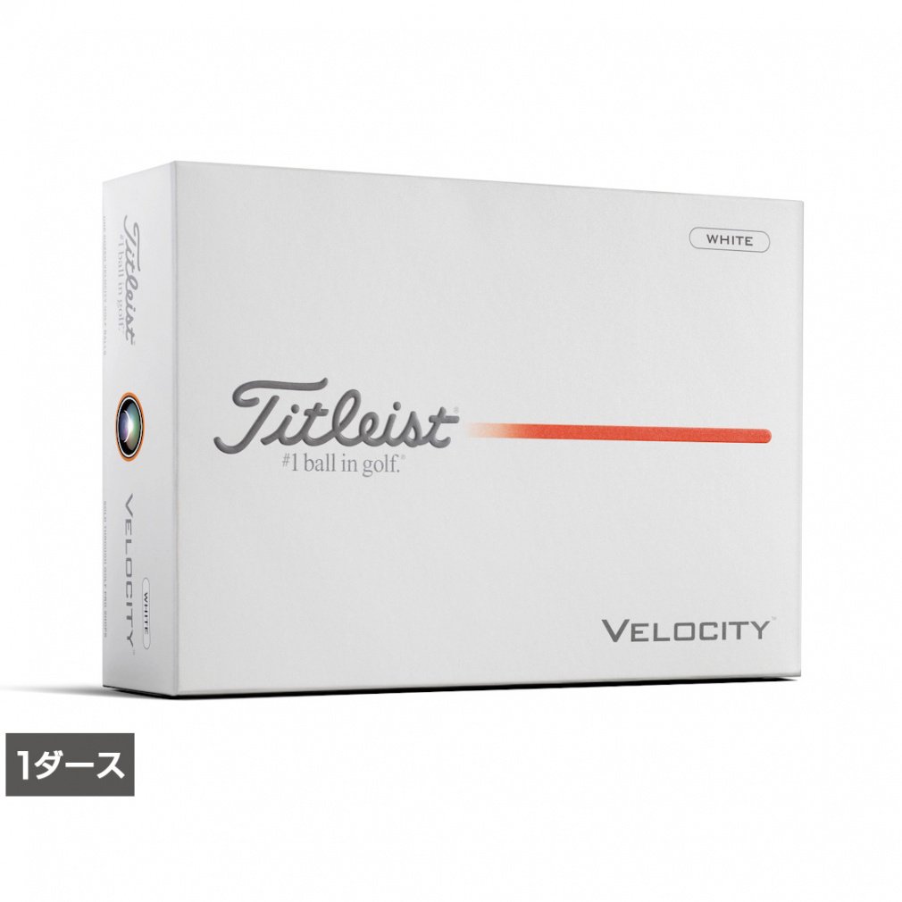 Titleist Golf Ball 1 Dozen 26 VELOCITY White 8929287241