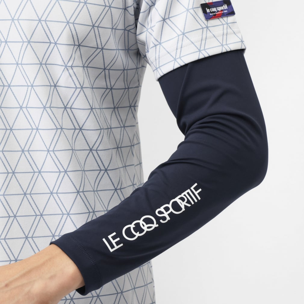 le coq sportif golf Men's Golf Wear Short Sleeve Shirt with Inner LG5FTZ00M