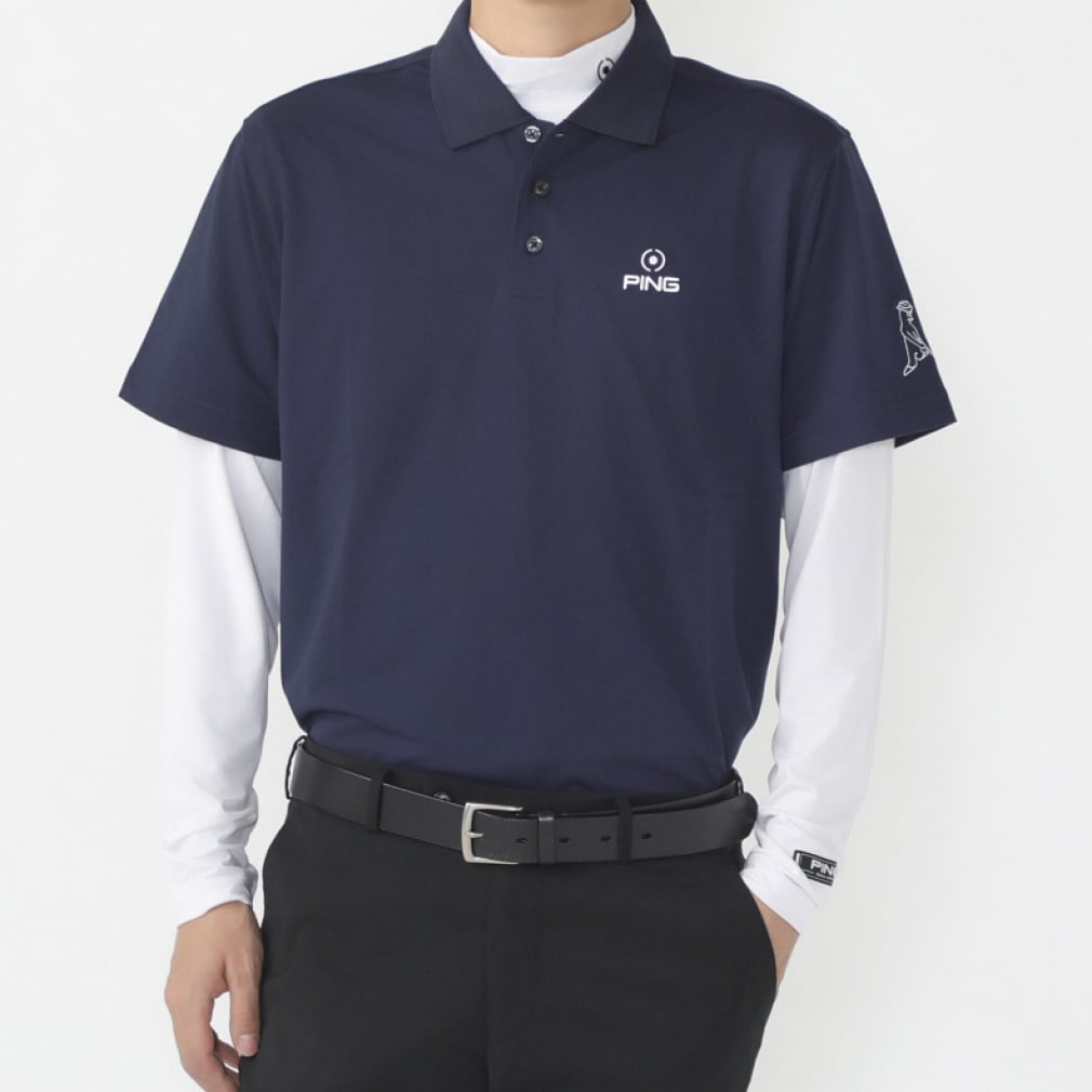 PING Men's Golf Wear 24FW Layered Twin Set 6214260801