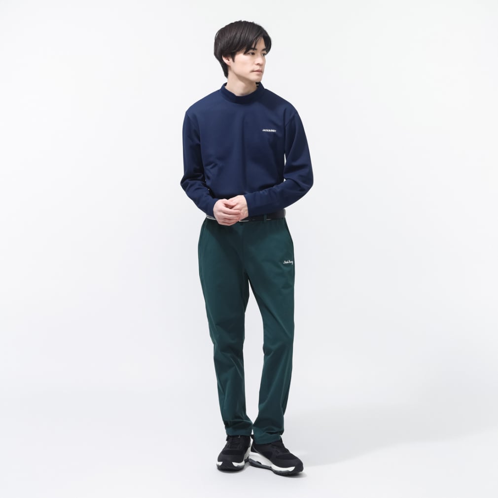 Jack Bunny Men's Golf Wear Octa Double Pique Long Sleeve Mock Neck 2626166143