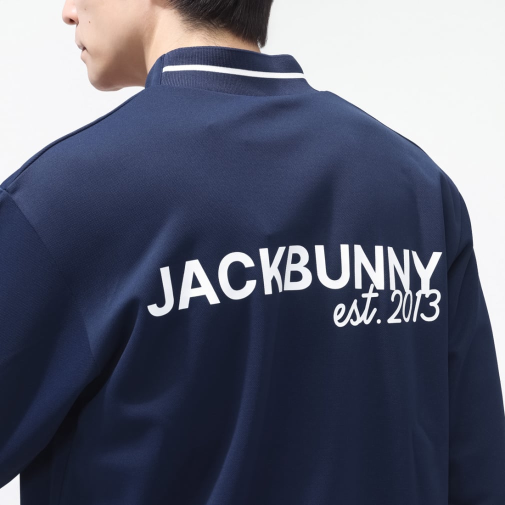 Jack Bunny Men's Golf Wear Octa Double Pique Long Sleeve Mock Neck 2626166143
