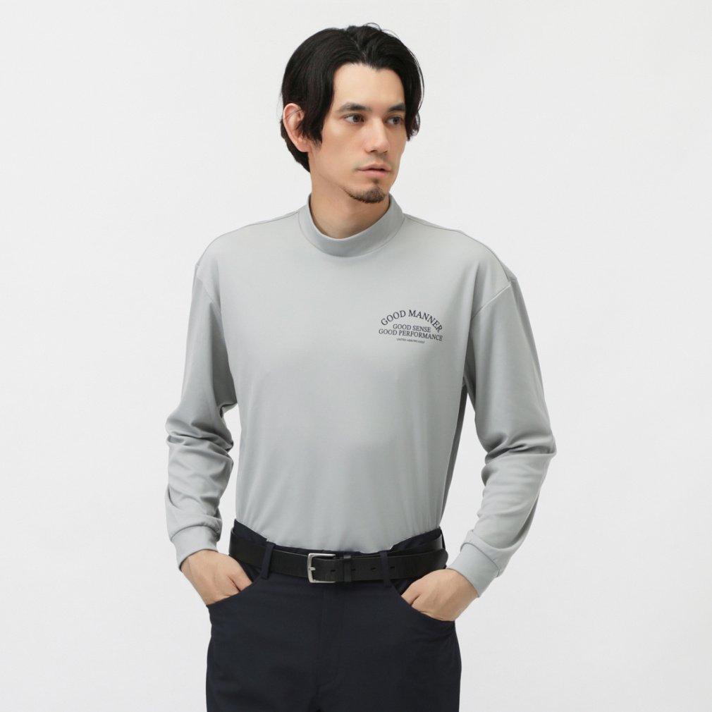 UNITED ARROWS Men's Golf Wear Mock Neck UAGM-25113