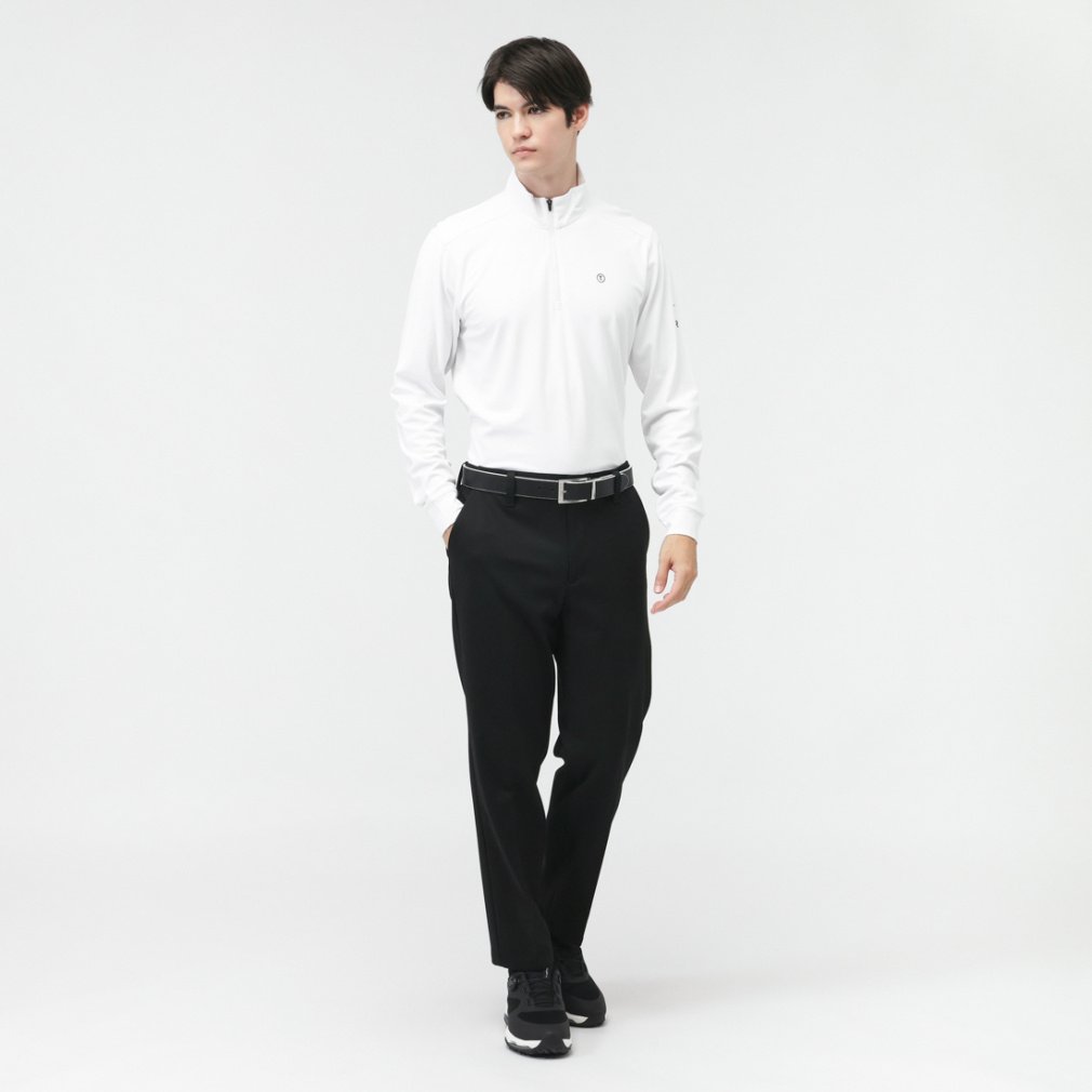TIGORA Men's Golf Wear T. Wool Blend Half Zip Shirt TR-1L1815Z