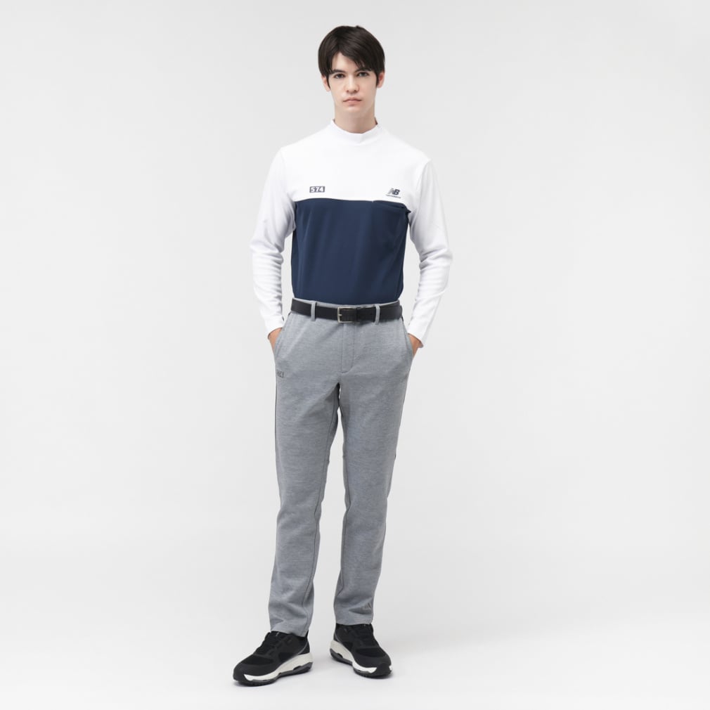 new balance Men's Golf Wear L/SLEEVE MOCK NECK PULLOVER 0125267008