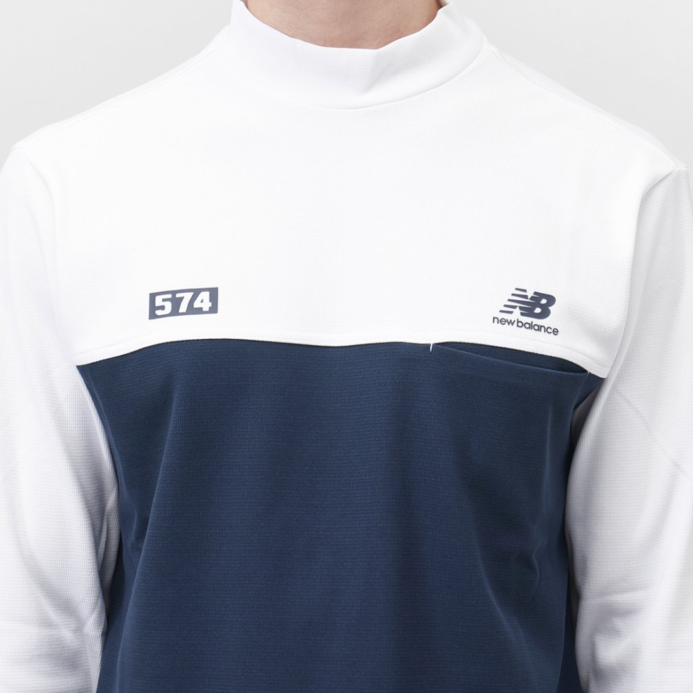 new balance Men's Golf Wear L/SLEEVE MOCK NECK PULLOVER 0125267008