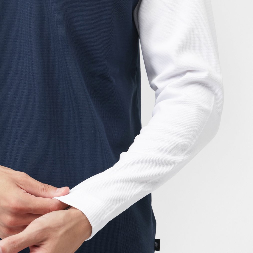 new balance Men's Golf Wear L/SLEEVE MOCK NECK PULLOVER 0125267008