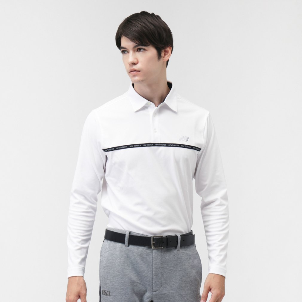 new balance Men's Golf Wear L/SLEEVE COLLAR SHIRT 0125269001