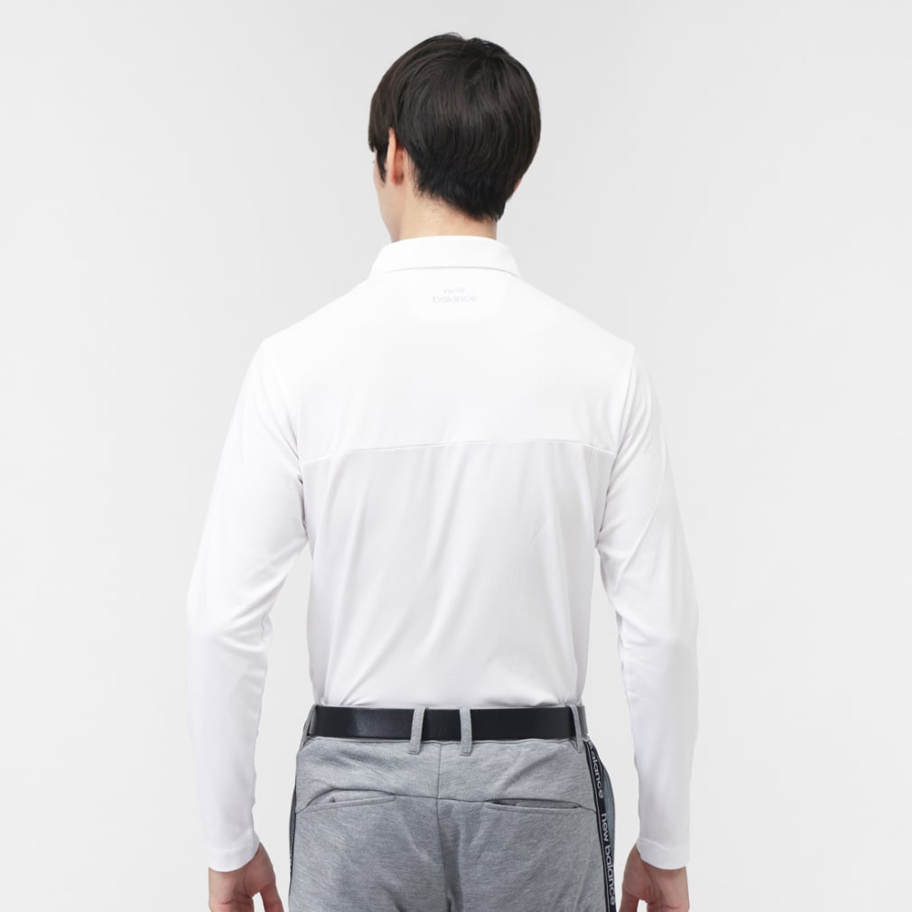 new balance Men's Golf Wear L/SLEEVE COLLAR SHIRT 0125269001