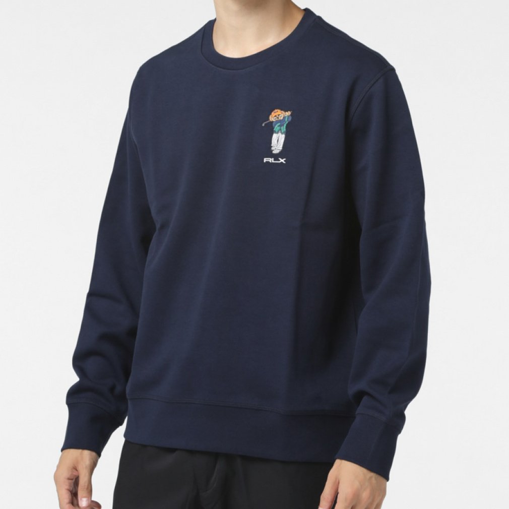 RALPH LAUREN Men's Golf Wear Polo Bear Water Repellent Sweatshirt FW23-2240