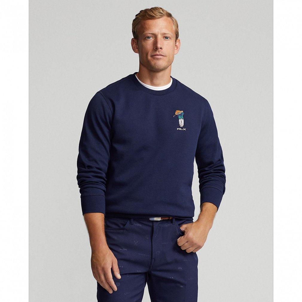 RALPH LAUREN Men's Golf Wear Polo Bear Water Repellent Sweatshirt FW23-2240