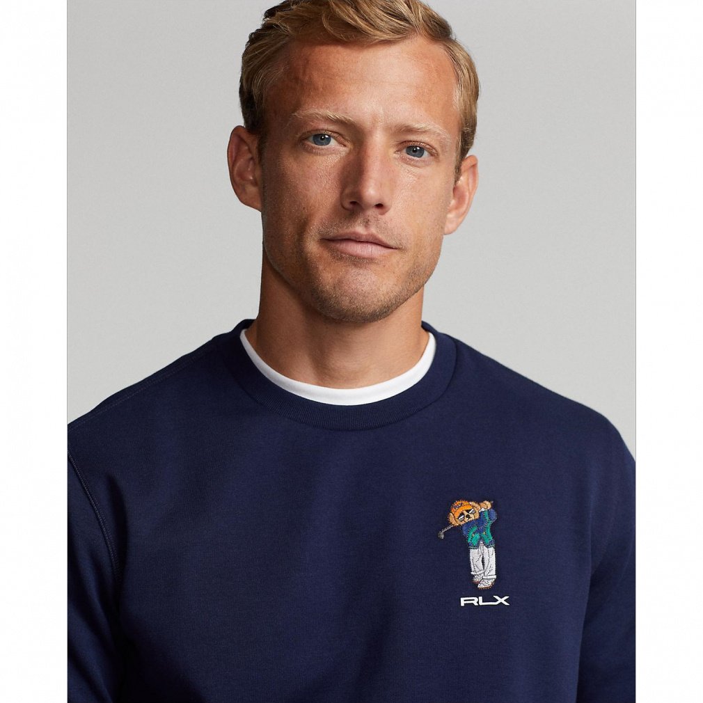 RALPH LAUREN Men's Golf Wear Polo Bear Water Repellent Sweatshirt FW23-2240